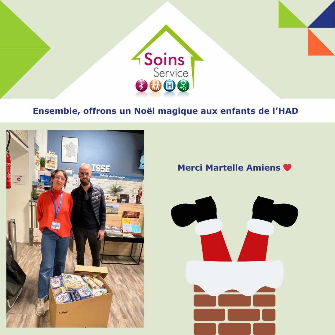 Ensemble, offrons un Noël magique aux enfants de l'HAD - Merci Martelle Amiens