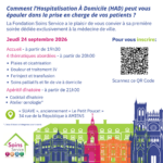 La Fondation Soins Service propose : Les soirées du domicile